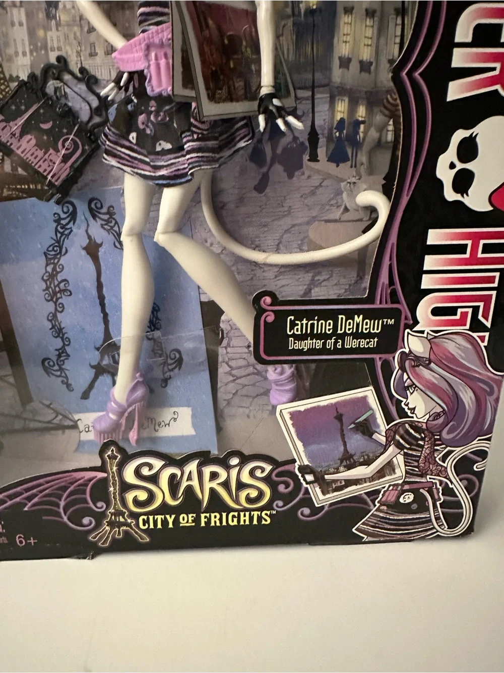 Monster High Catrine DeMew Scaris City of Frights Doll-New in Box-HTF and Rare!